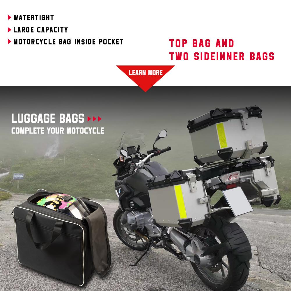 R1200GS R1250GS LC ADV Motorcycle Bag Saddle Inner Bags luggage bags For BMW R1200GS LC Adv R1200 GS F800GS Adventure ADV
