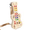 Wood Led Switch Light Melody Sound And Light Electronic Guitar Busy Board Children'S Montessori Early Education Educational Toys