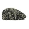 Flower Beret Women's British Vintage Peaked Cap Progressive Cap