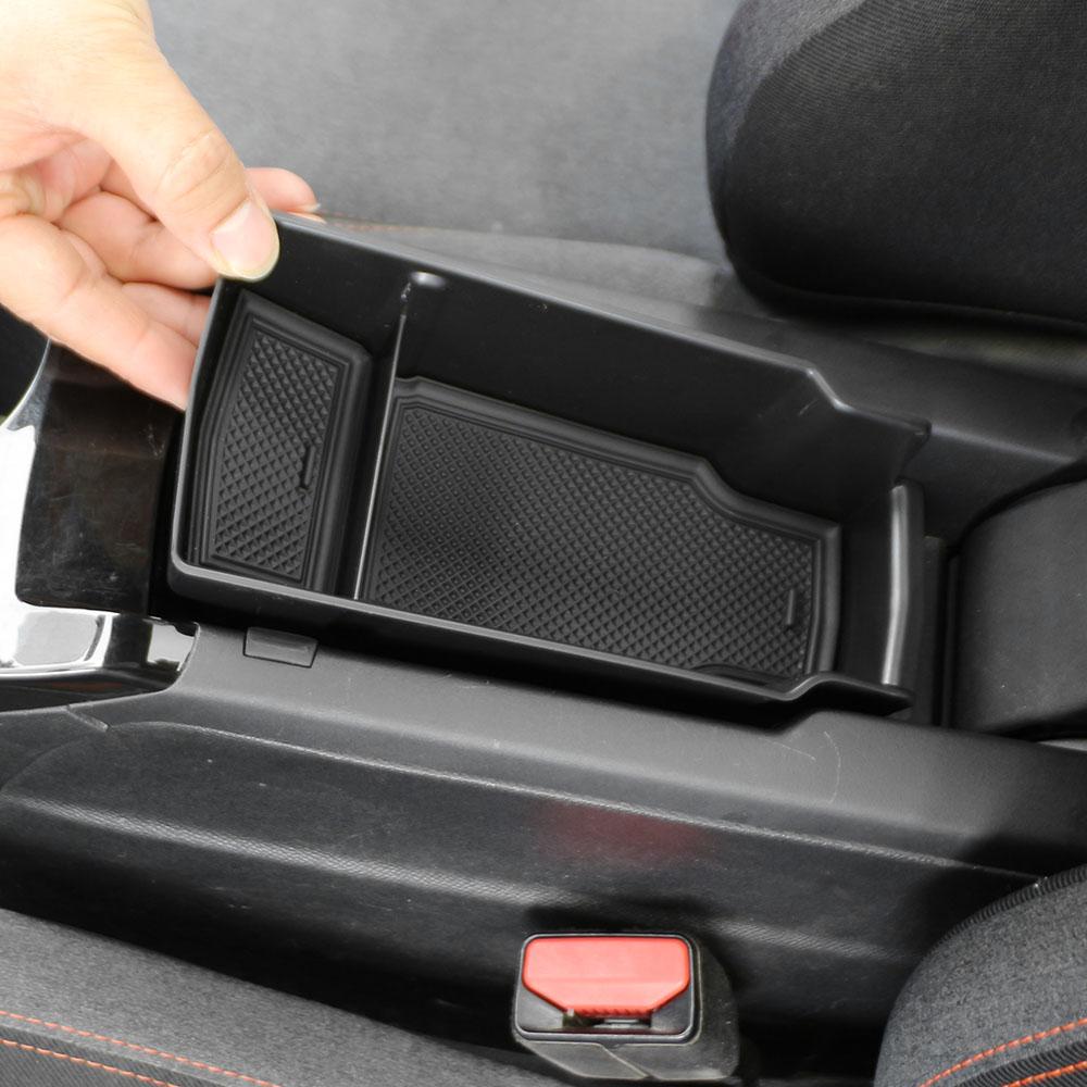 Car Center Console Armrest Storage Box for Peugeot 208 E208 2020-2024 ABS Interior Upgrade Accessories Organizer Tray