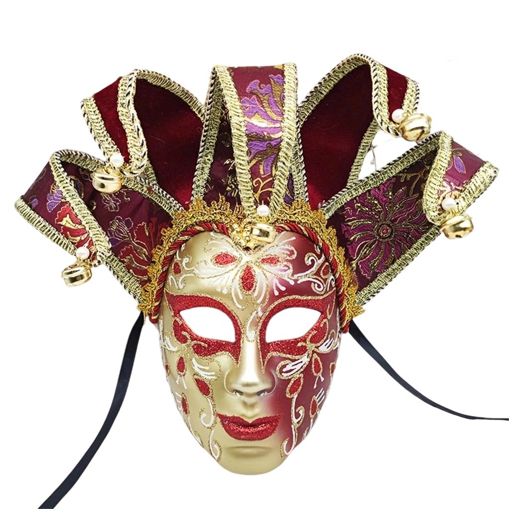 Painted Halloween Ball Party Italian Mask High-end Venetian Ladies Performance Mask