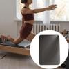 Pilates Reformer Headrest Pillow Wood PU Leather Sponge Non Slip Compact Yoga Pilates Accessories for Beginners