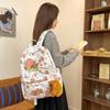 Cartoon Capybara Backpack For Girls Boys Student Teenager Children Rucksack Cute Casual Lightweight School Bags Kids Gifts