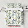 3pcs plants pattern printed bedding set,soft and comfortable, 1*duvet cover+2*pillowcase, suitable for women and adult's bedroom