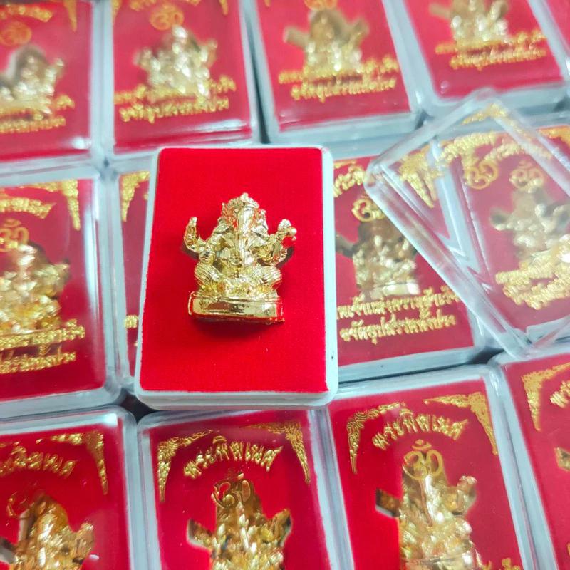 Hinduism Buddha Ganesha Elephant Head God Statue Box Powerful Success Amulet Jewelry Vintage Gifts Protect Health Lucky Rich