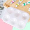 10PCS Plastic Watercolor Palette white Art Paint Tray Palette DIY Craft Painting Tray  Kids