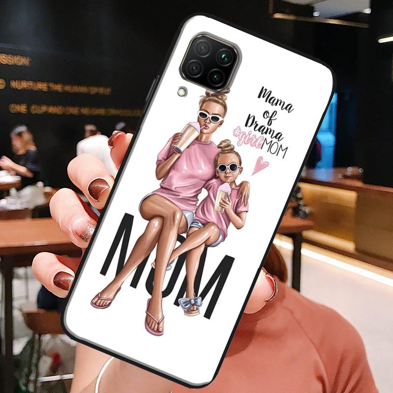 SUPER MOM MOTHER MAMA CUTE BABY For Huawei Honor X8a X7a X9a X8 50 70 90 Lite Magic5 Pro P20 P30 P40 P50 P60 Nova 9 5T Case