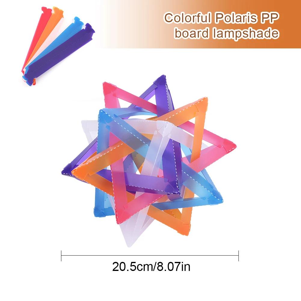 Outdoor Camping Light DIY Lampshade Waterproof Star Shape Lampshade Covers for Lights Pinecone Hollow Out Lamp Shade Star Decor
