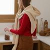TATIANA Knit Hoodie Shawl Muffler MF8116 3 Colors