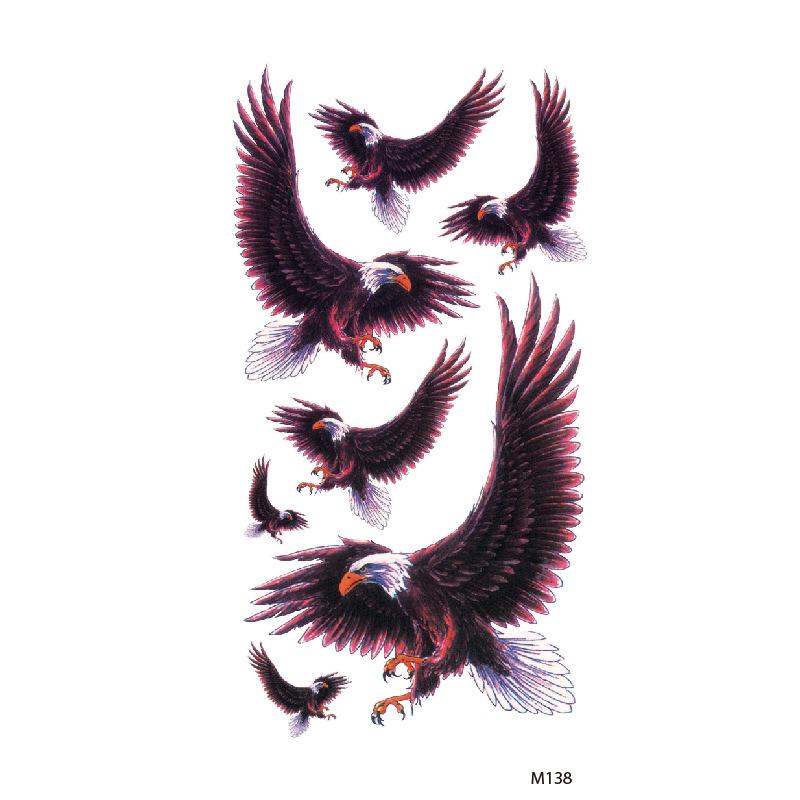 Customize Wolf Dragon Spider Scorpion Animal Temporary Tattoo Designs for Man