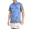 Men's Adidas Own The Run Running Vests Men's Blue Fusion/Black Stand Collar Moderate