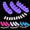 3x Nail Acrylic Base Display Training Frames 10x False Nail Tips Manicure Tool
