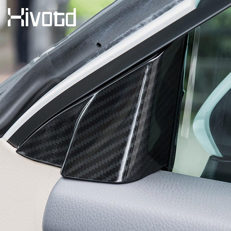 For Toyota Camry Accessories Pillar A Audio Car Speaker Tweeter Trims Cover Interior Decoration Door Triangle Sound Parts