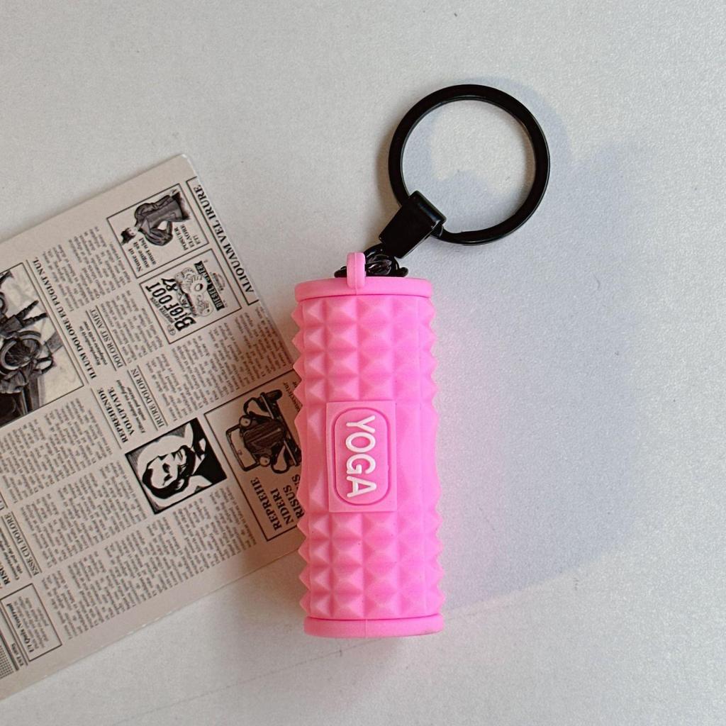 Eco Mini Gummi Pickleball Schläger Schlüsselanhänger - Sportrucksack Anhänger
