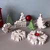 Christmas Tree Mould Christmas Christmas Ornament Mould Silicone Mould Plaster For Pendant Ornament Holiday Decor