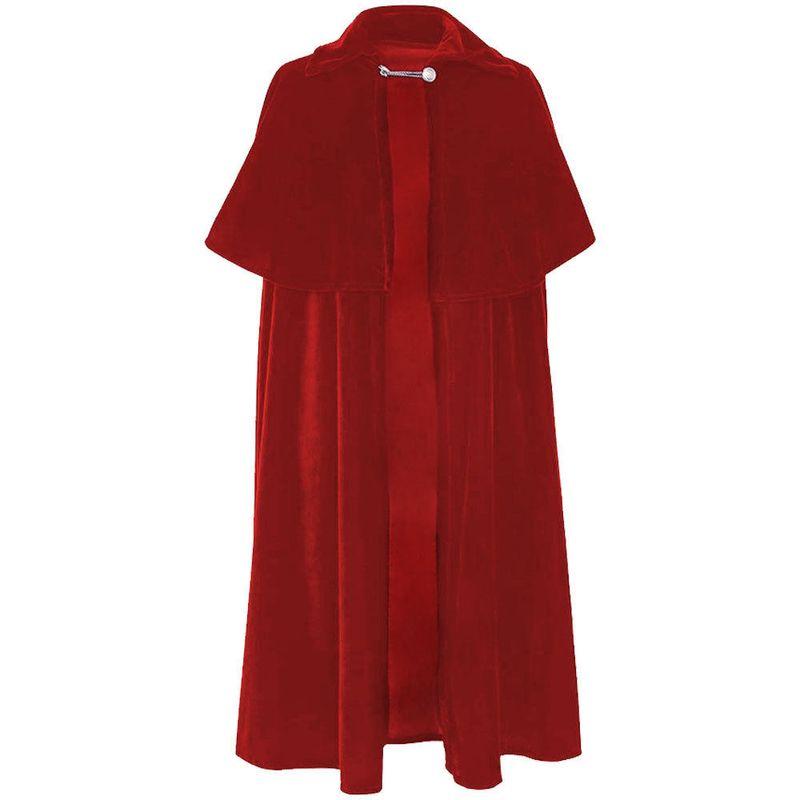Velvet Cape Vampire Cosplay Cloak Halloween Grim Reaper Cape Role-Playing Cloak Death Cloak.