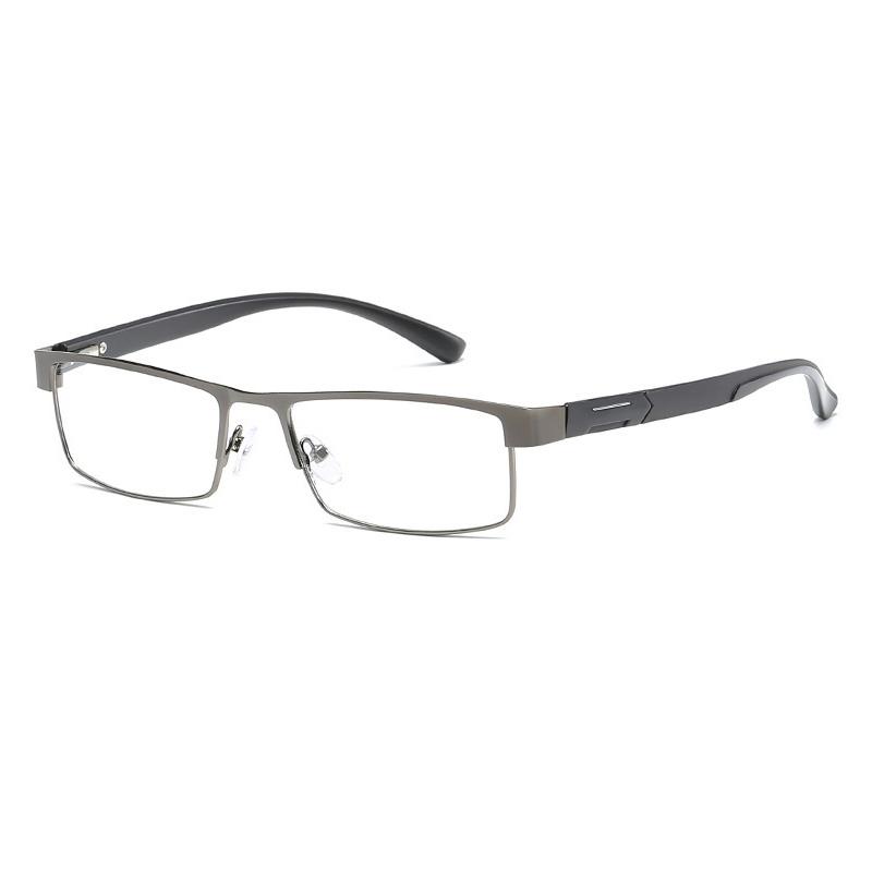 Highquality Metal Frame Men Reading Glasses Vintage Business Hyperopia Eyewear Male Reading Eyeglasses +1.0+1.5+2.0+2.5+3.0+4.0