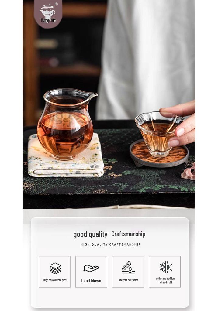 Heat-Resistant Borosilicate Glass Gongdao Tea Cup