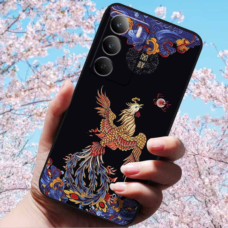 3D Relief Embossed Retro For Realme C75 4G Cases Soft Silicone Back Cover Case For Realme C75 4G 3D TPU Relief Cases 3D C75 C 75