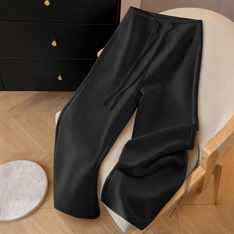 Baleno Women s High-Waisted Air Layer Loose Wide-Leg Pants S
