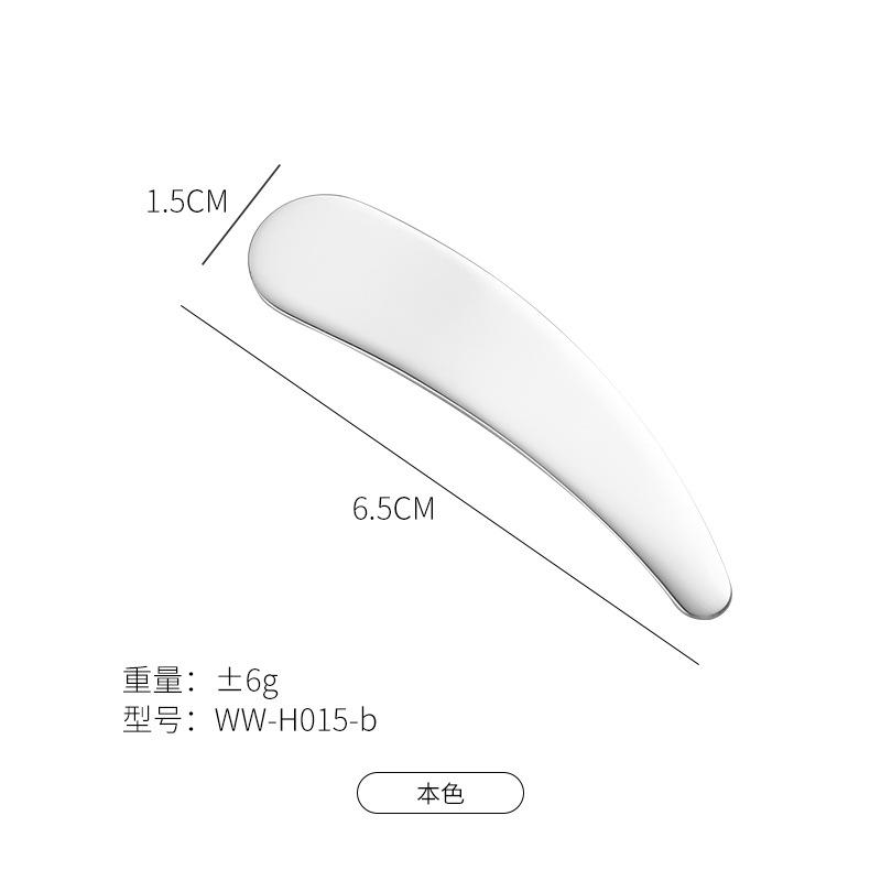 Crescent Moon Shape Face Cream Spoon 304 Stainless Steel Facial Mask Spoon Beauty Skin Care Tool