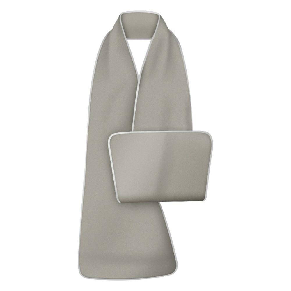 Soft Elderly Eating Bib Washable Clothing Protectors for Elderly Adult Bib  Elderly Care светло-серый