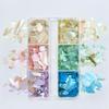 Natural Friendly Shell Nail Art Pieces 6 Color Options Waterproof Glitterings Texture Long Wear Manicure Accessories For Women Girls