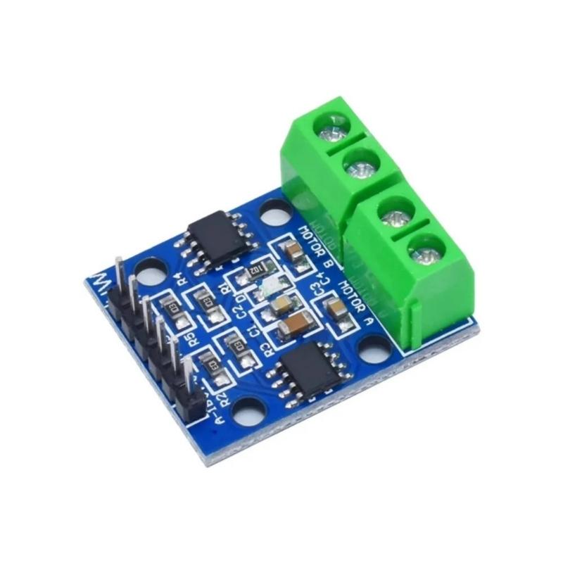 

Versatility L9110S Motor Driver Board Support 2.512V Control DCMotors Simple Pin Control Achieve Complex Motion Control