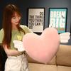 Heart Shaped Plush Hand Warmer Pillow With Wings For Romantic Gifts And Valentines Day