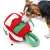 Christmas Gift Pet Dog Toy Play Ball Puzzle Food Hiding Sound Decompression Game Interactive Training Teeth Grinding