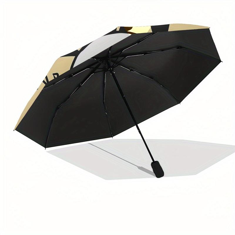 Chococat Automatic Opening and Closing Parasol Compact Travel Umbrella with 8 Ribs for Women and Men Ideal Birthday/Christmas Gift, Outdoor
