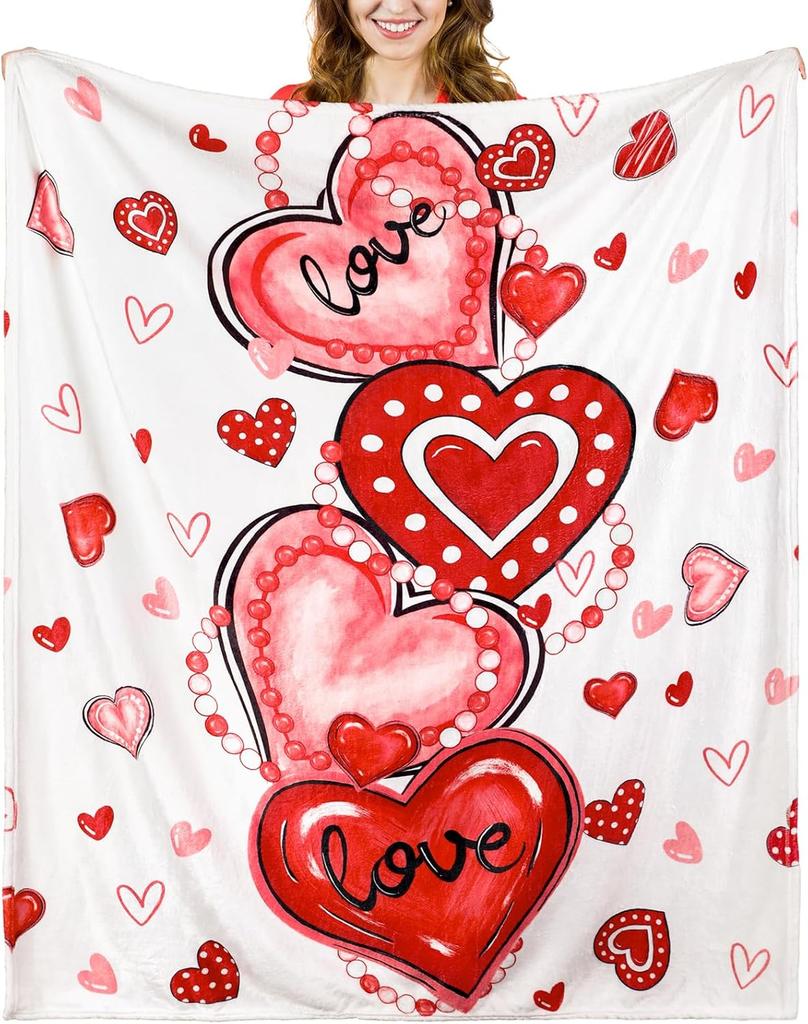 Christmas Movie Watching Blanket Holiday Hot Chocolate Design Gift for Her CozyHomeStyle70x100