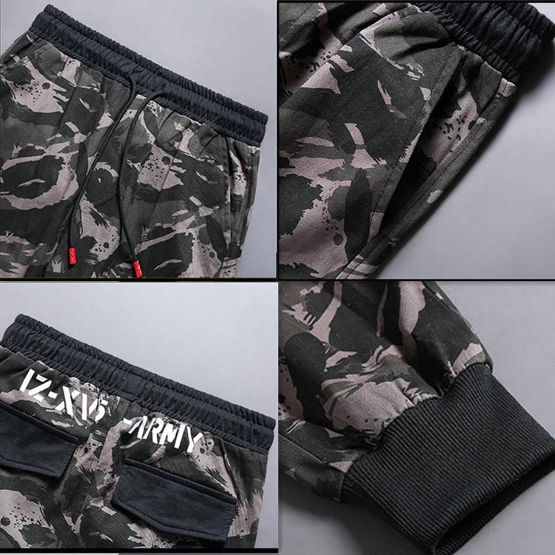 Camouflage Cargo Pants Militar Pant Cotton Sweatpants