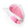Sanrio Hello Kitty Pass Case with Small Item Ages 293644 Face-Shaped & Pouch, Cotton, PVC, Steel, Polyester, Reel, Storage, 15+,