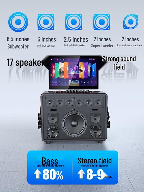 SANSUI All-in-one KTV & Outdoor Speaker System