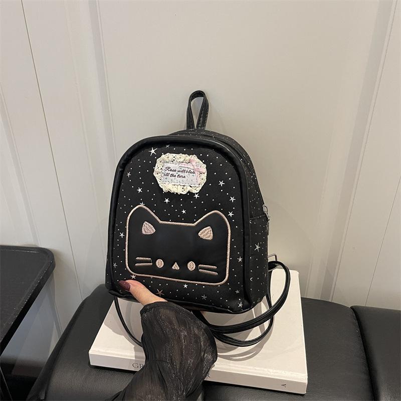 Schoolbag Cute Girl Cartoon Backpack Bag Women 1011 New Fashion High Sense Small Backpack Casual Student Bag