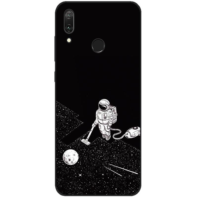 For Huawei Y7 2019 Case Y 7 2019 Silicone TPU Back Cover Protective Phone Case For Huawei Y7 Y7 Prime 2019 Bumper Fundas Coque