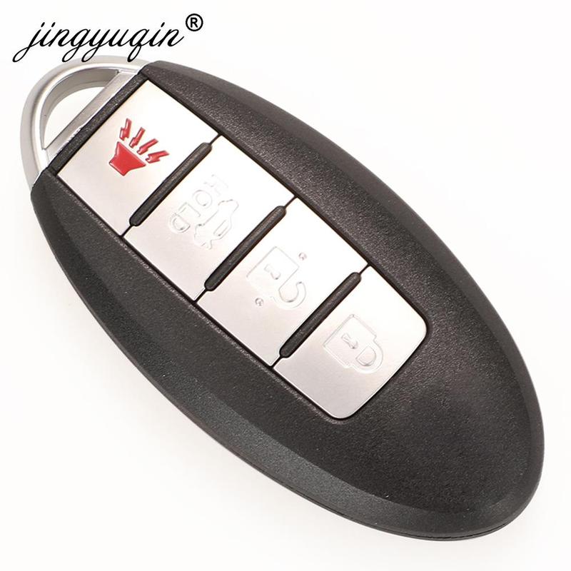 Jingyuqin CWTWBU729 /CWTWBU735 Car Remote Key for Nissan Tiida Teana Altima Maxima Armada Xtrail Pathfinder Rogue Versa Juke