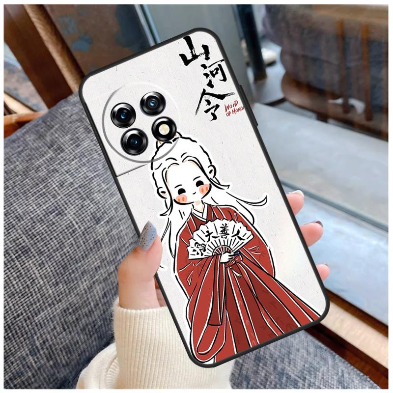 EHRENWORT Shan He Ling Cartoon Hülle Für OnePlus 13R 13T 12R 10R 10T 15 13 12 11 10 9 Pro Nord 5 CE 2 3 4 Lite N20 N30 Hülle
