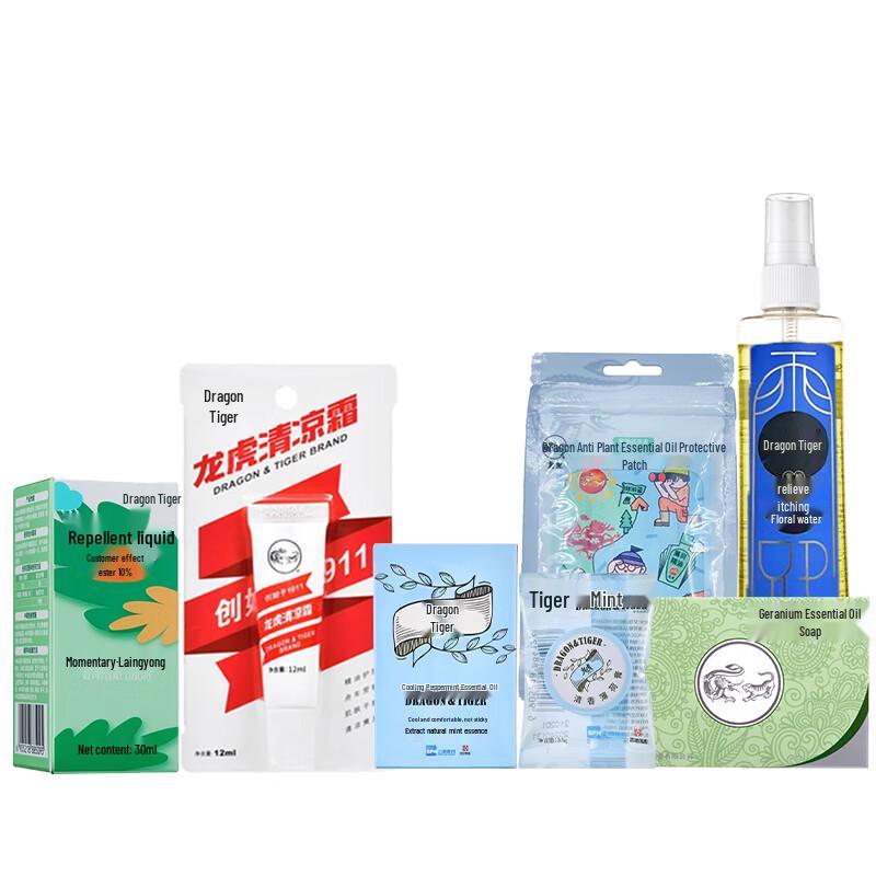 Dragon Tiger Cooling Peppermint Essential Oil 7-Piece Set