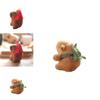 Cute Plush Capybara Keychain Pendant Toy Bag Decoration Doll