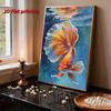 Pearl Painting Kit Koi Fish Theme Frameless Handicraft DIY Bedroom Decoration Living Room Wall Art Room Decoration Art Craft Decoration