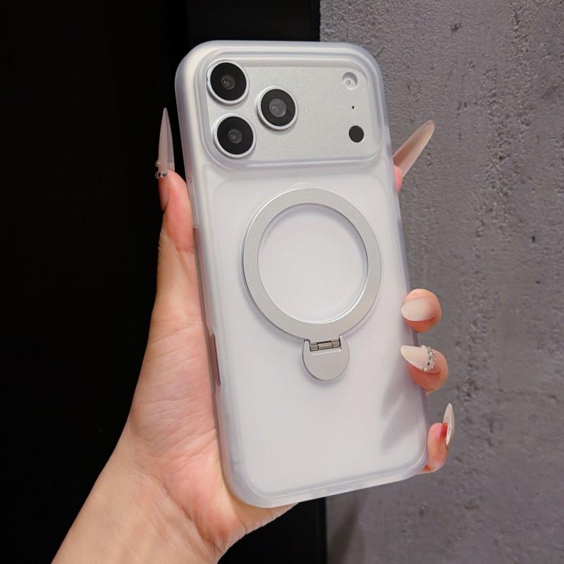 Magnetic Matte Full Body Protective Case With Rotating Invisible Stand IPhone 17 Pro Max 18
