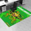 Ninja, Turtle, Michelangelo Office Carpet Soft Polyester Entrance Carpet Washable Non Slip Machine W