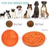 Dog Cat Pet Slow Food Bowl Cat Anti-Knockover Anti-Slip Food Bowl Puppy Anti-Choking Silicone Feeder Toy Food Plate Pet Supplies