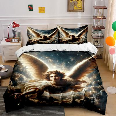 Angels with Wings Motif. Bedding Sets Duvet Cover Sets Duvet Covers Pillowcases(1 * Duvet Cover 2 * Pillowcases Without Duvet Insert)