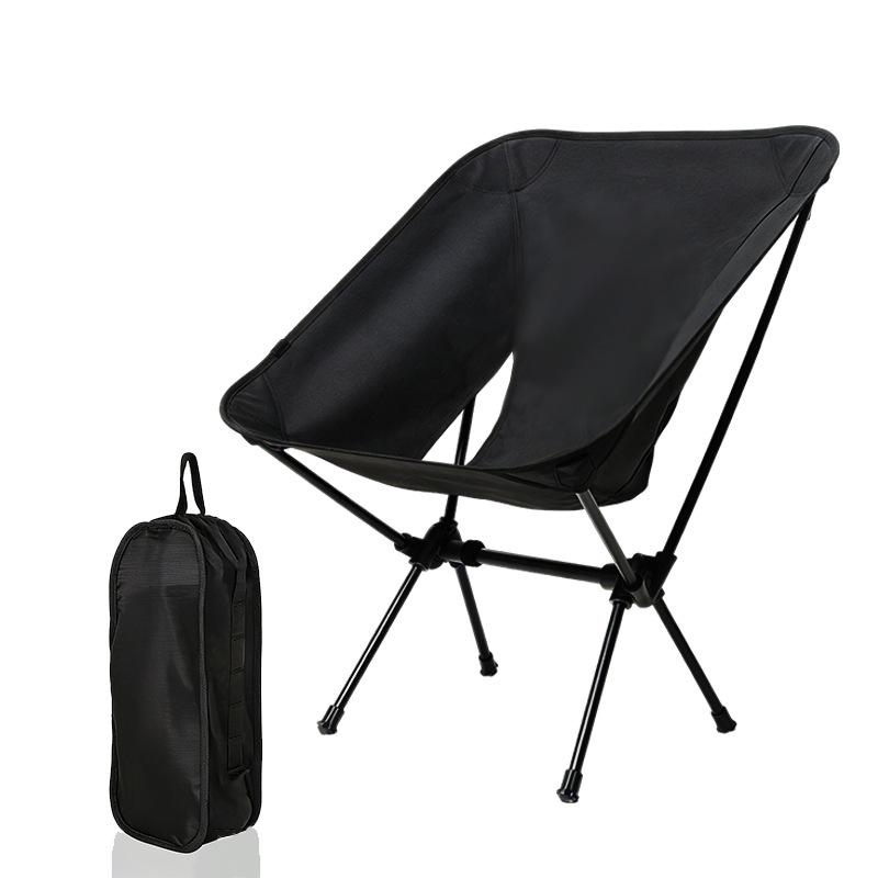 Custom Logo Outdoor Folding Moon Chair - Portable Camping Chair