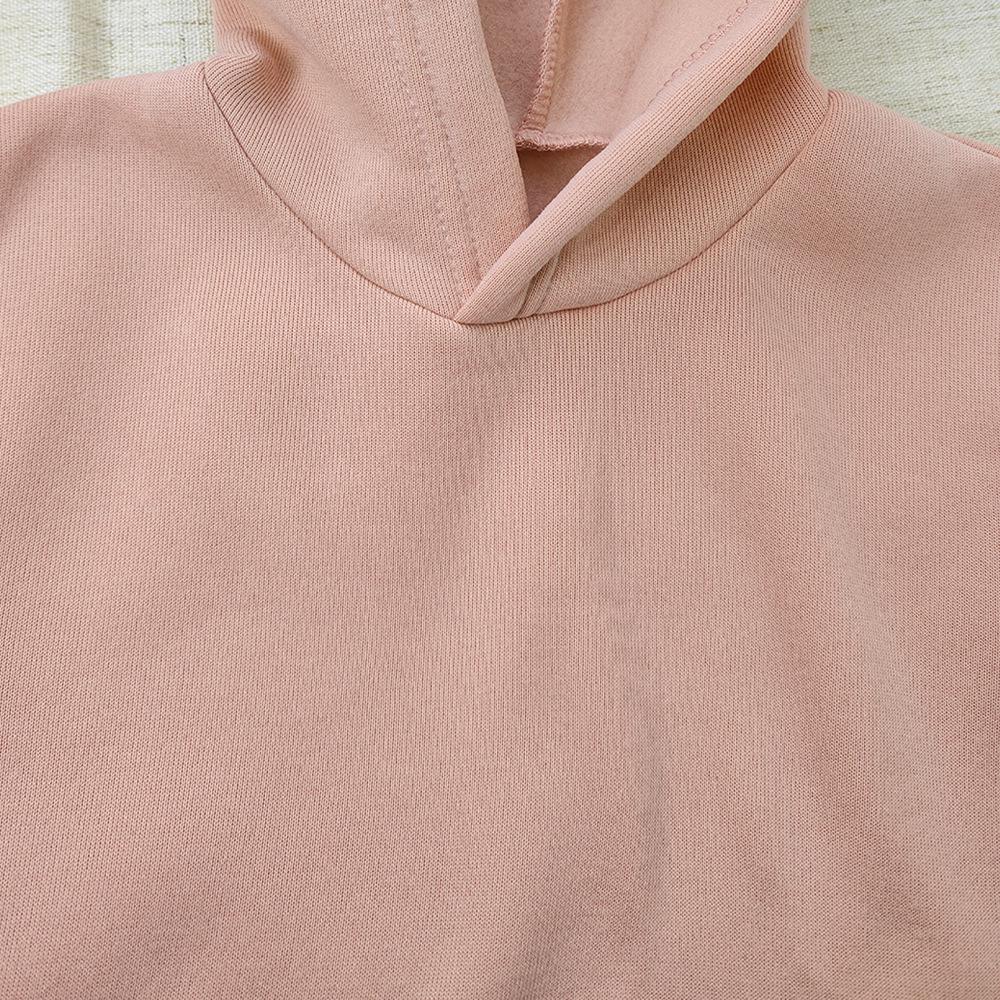 Autumn Girls' Lace Hooded Sweatshirt Set - Korean Style Two-Piece Outfit