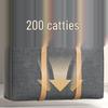 Large Grey Cationic Storage Bag for Clothes, Comforters, and Travel