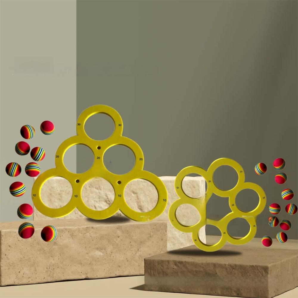 

with 10 Balls Throwing Score Ring Set EVA Puzzle Game Water Toys Outdoor Sports Circle